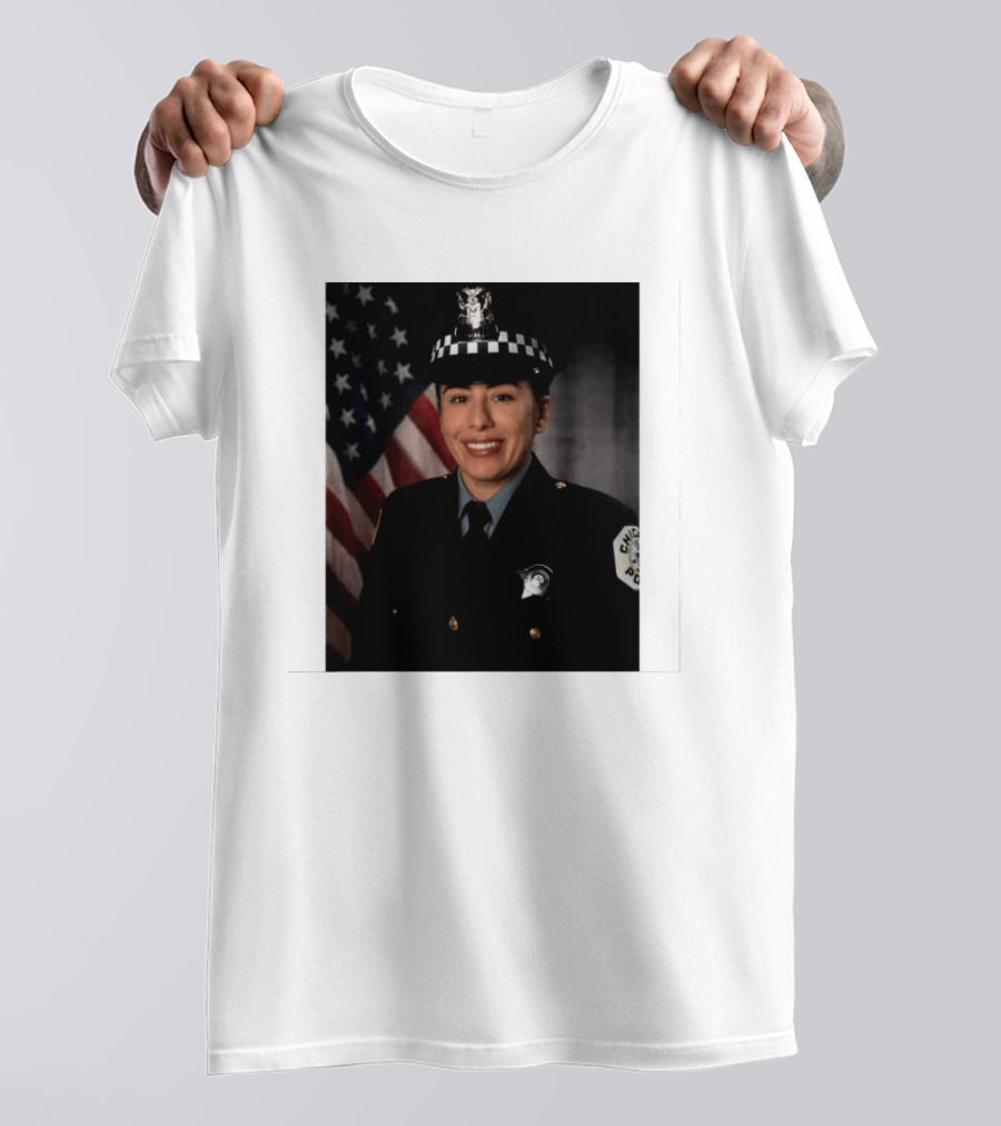 Never Forget Chicago Police Department Ella French Memorial Officer T-Shirt