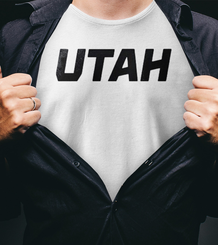 Utah Mammoth One Piece Luffy Pose Anime T-Shirt