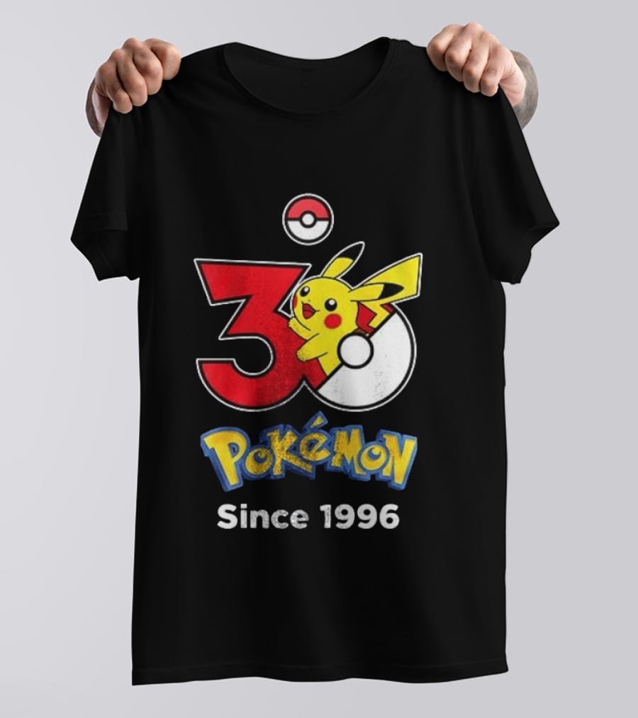 Tampa Bay Buccaneers X Pokemon 30th Anniversary Pikachu Since 1996 Celebration T-Shirt