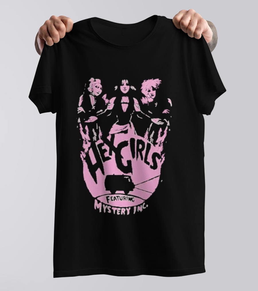 Hex Girls Featuring Mystery Inc Rock Band Collaboration T-Shirt