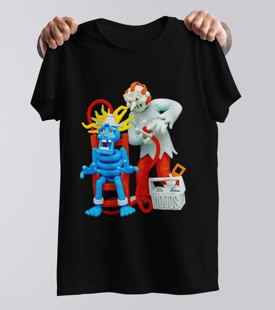 Friday The 13th Jason Voorhees Electrocution Scene Woods T-Shirt