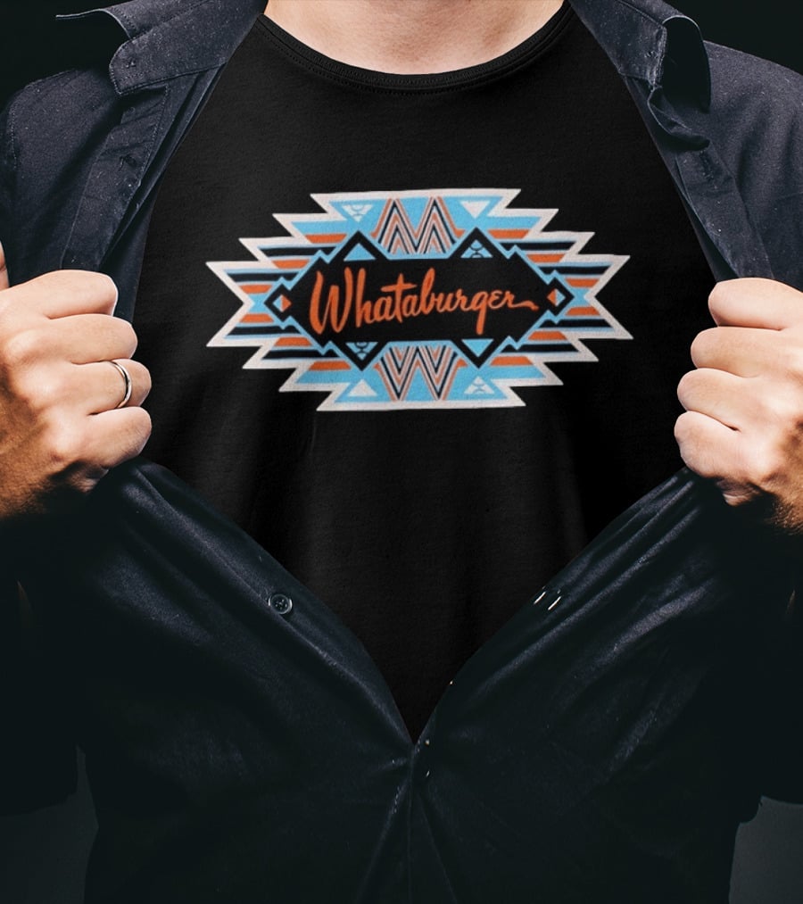 Whataburger Southwestern Tribal Geometric T-Shirt