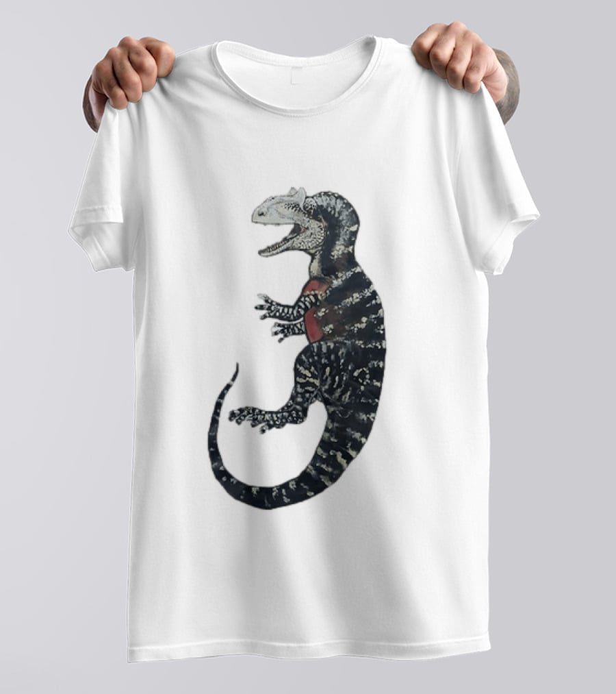 Allosaurus Dinosaur Prehistoric Paleontology Detailed Fossil T-Shirt