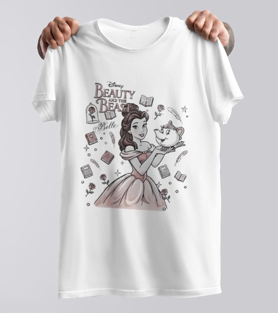 Beauty And The Beast Disney Belle With Mrs Potts T-Shirt