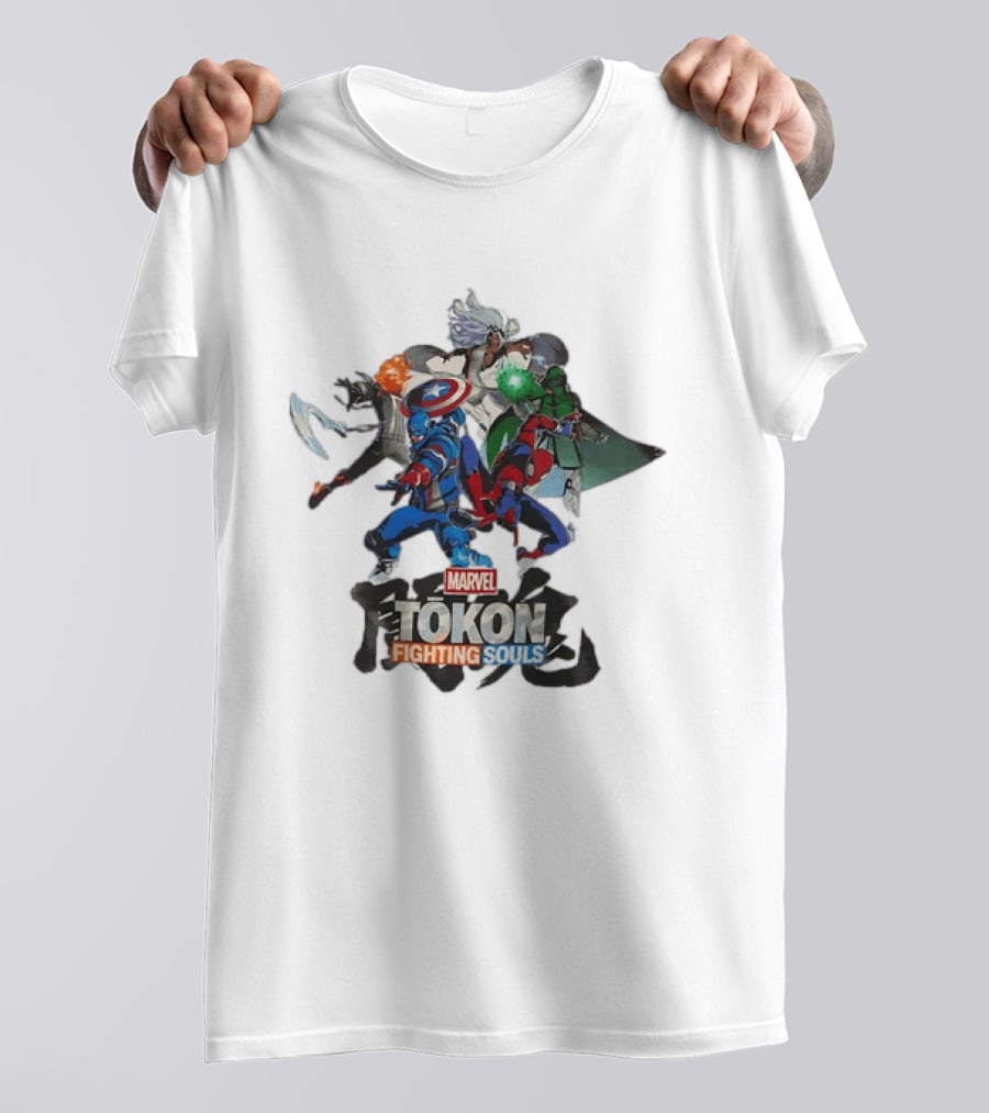 Marvel Captain America Tokon Fighting Souls T-Shirt
