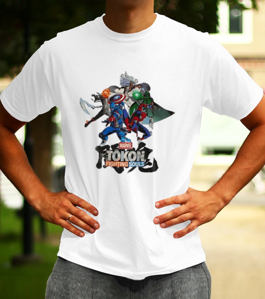 Marvel Captain America Tokon Fighting Souls T-Shirt