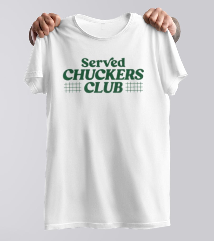 Served Podcast Chuckers Club Ivory T-Shirt
