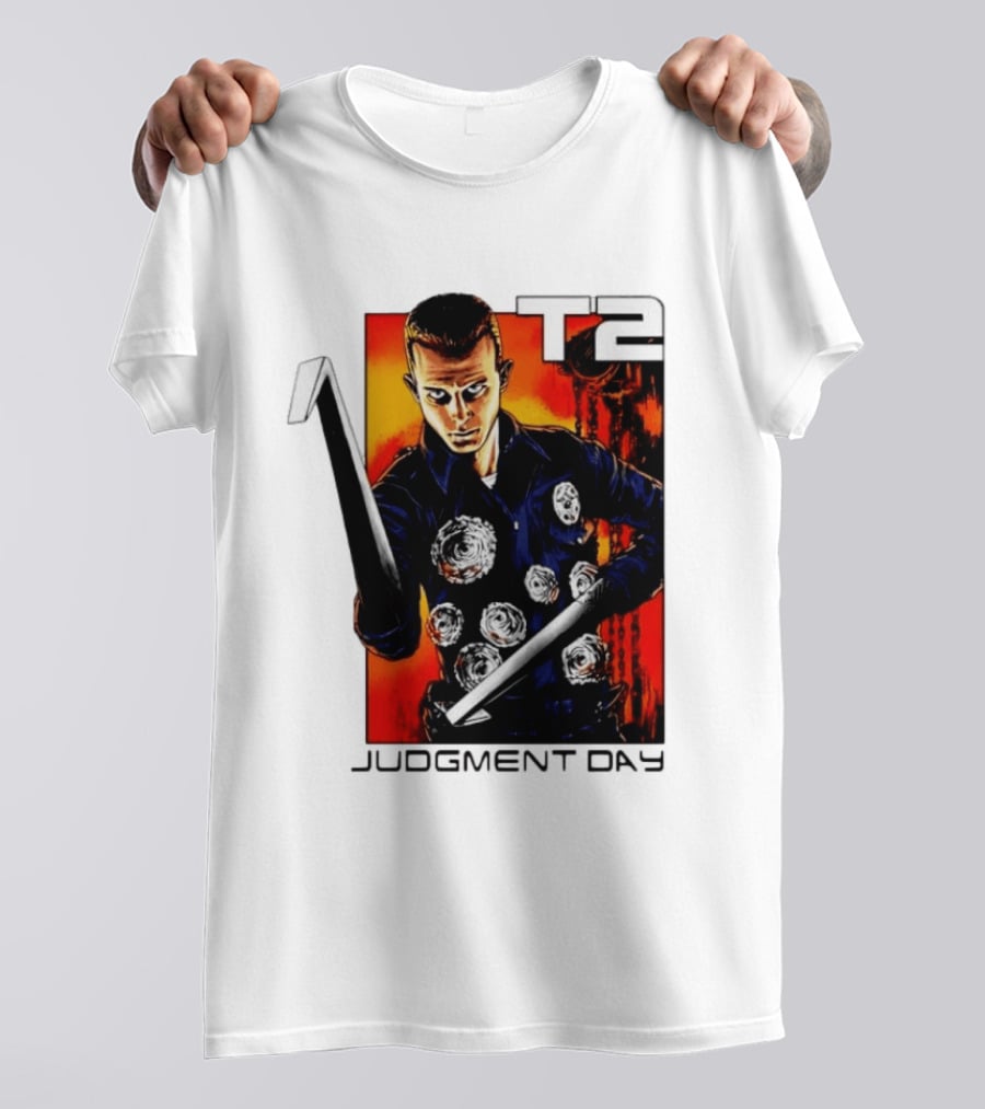 T2 Judgment Day 1000 Iconic Scene T-Shirt