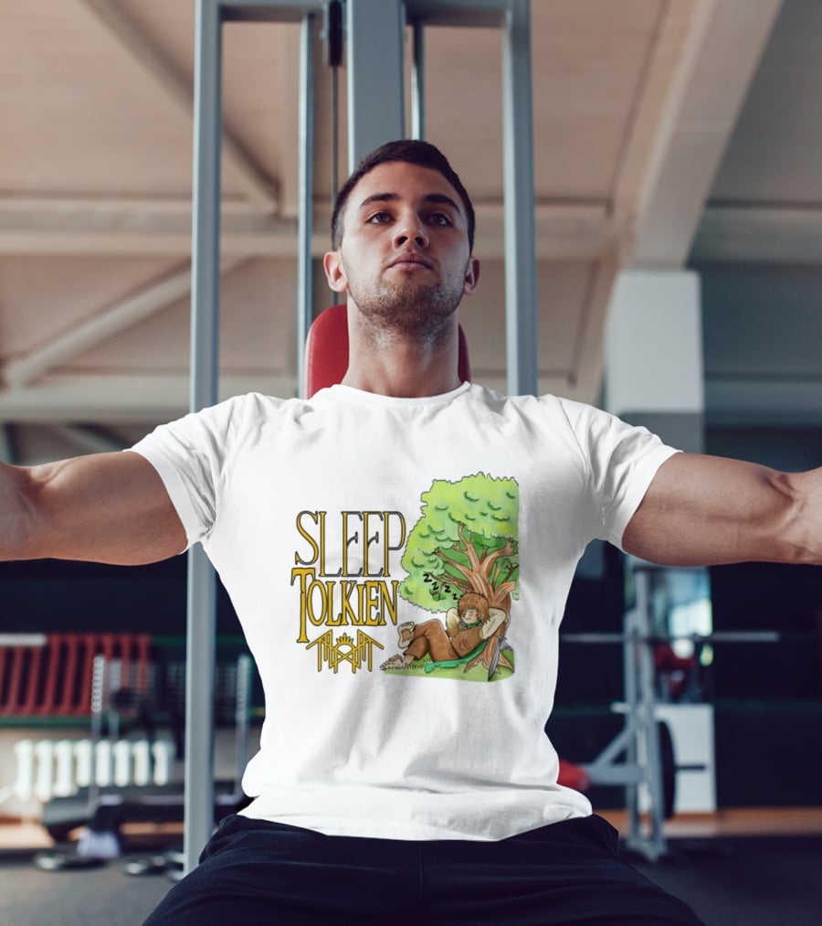 Sleep Tolkien Hobbit Nap Under Tree Fantasy T-Shirt