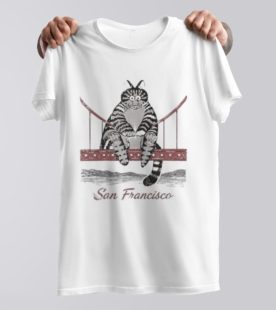 Project Hail Mary Cat Golden Gate Bridge San Francisco T-Shirt
