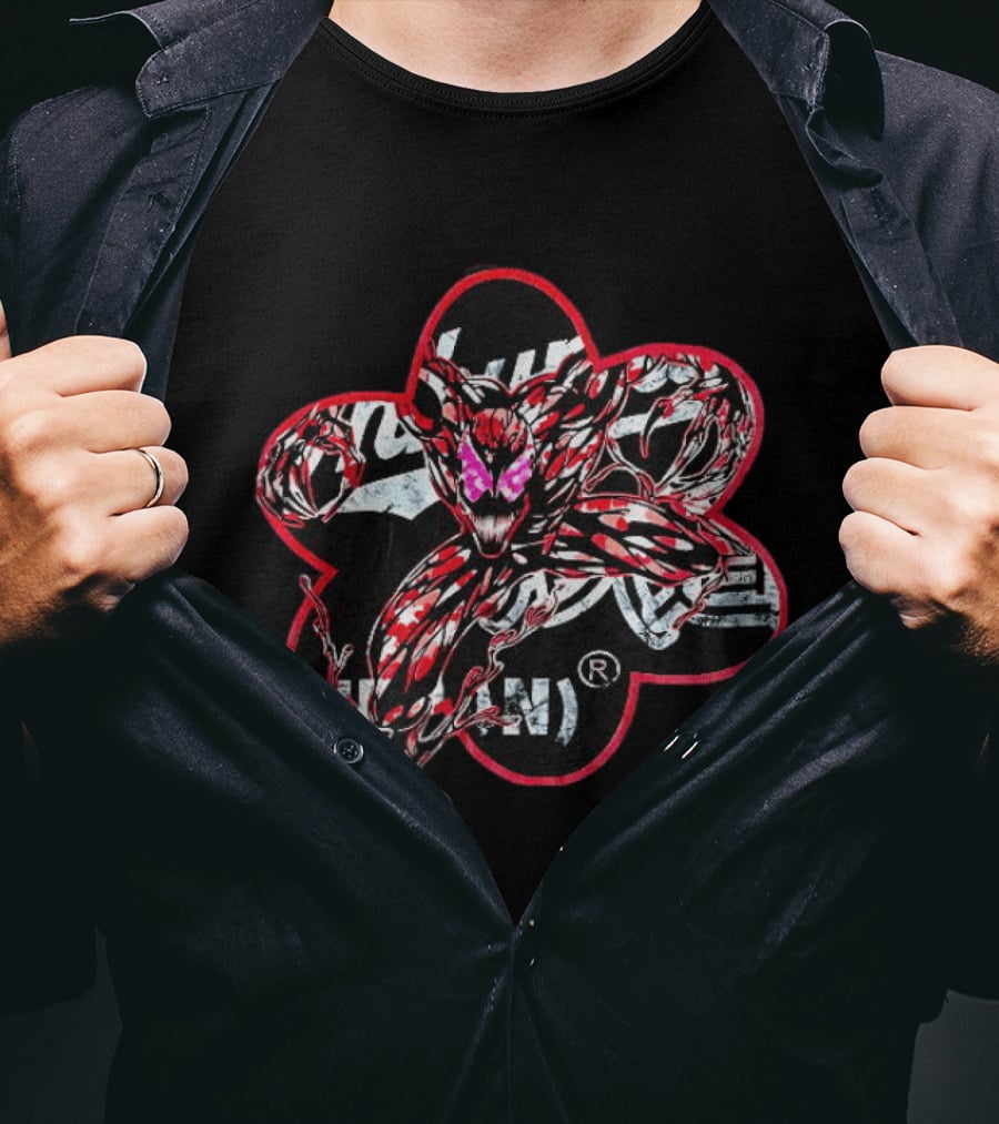Carnage Marvel Comics Inhuman Villain Art From Inhuman Collection T-Shirt