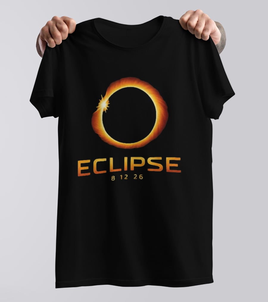 Eclipse 8 12 26 Solar Event August 12 2026 T-Shirt