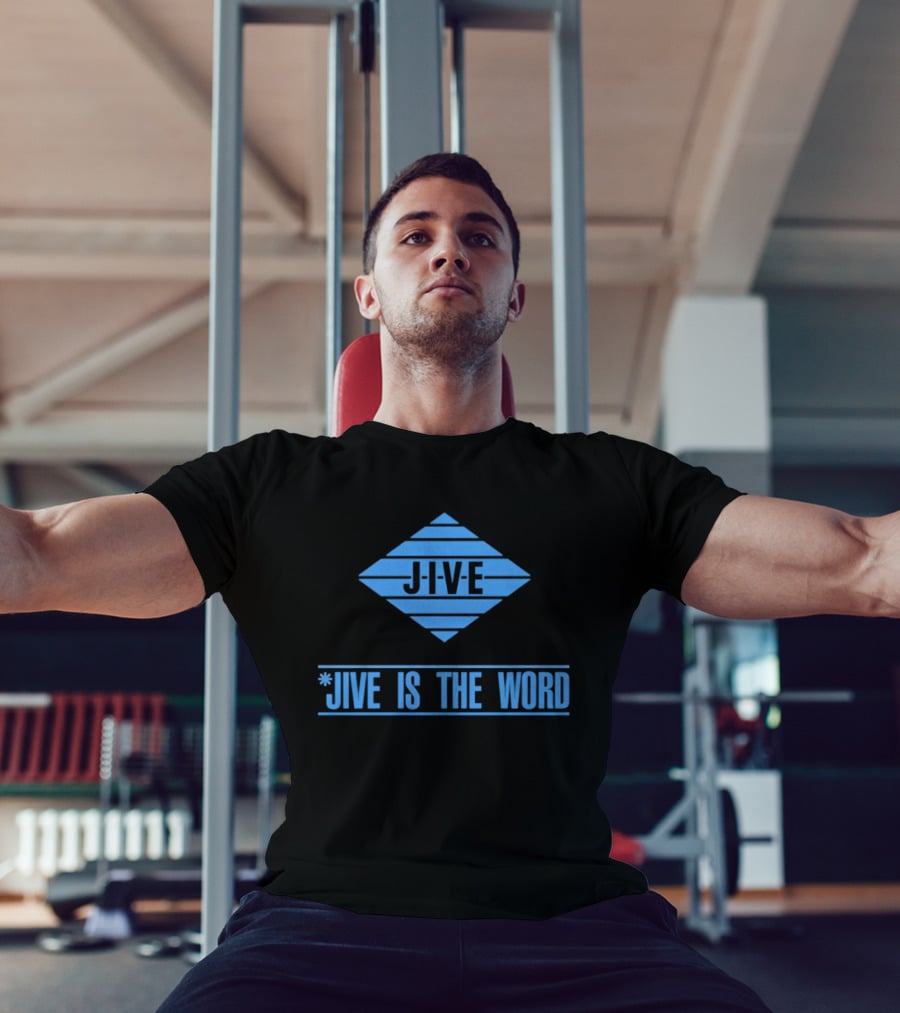 Jive Is The Word Iconic Music Label Recognition T-Shirt