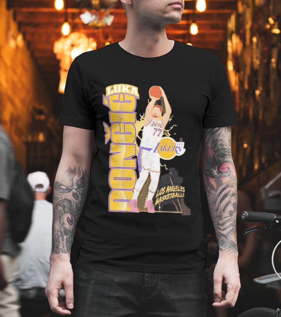 Los Angeles Lakers Luka Dončić Basketball 77 T-Shirt