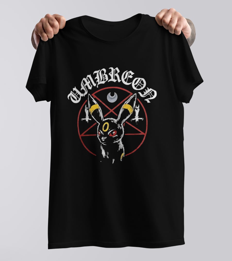 Umbreon Pentagram Moon Symbol Pokémon T-Shirt