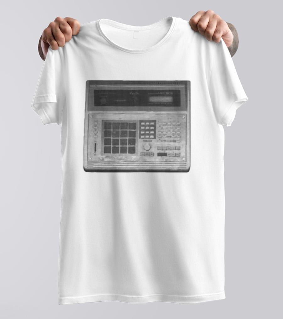 DJ Shadow Store Mo'wax Akai MPC Sequencer White T-Shirt