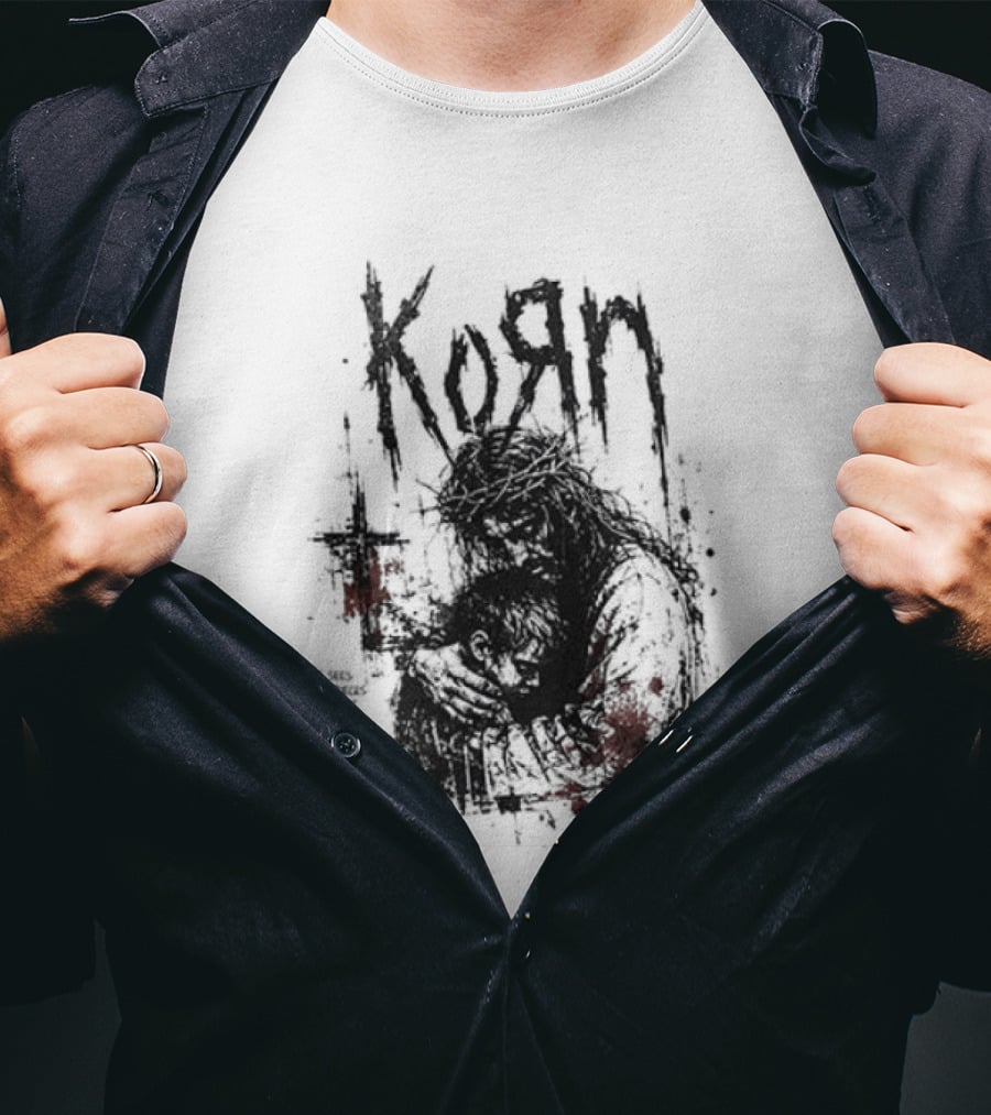 Korn Jesus Falling Apart I Found Him Jesus Put Me Together T-Shirt