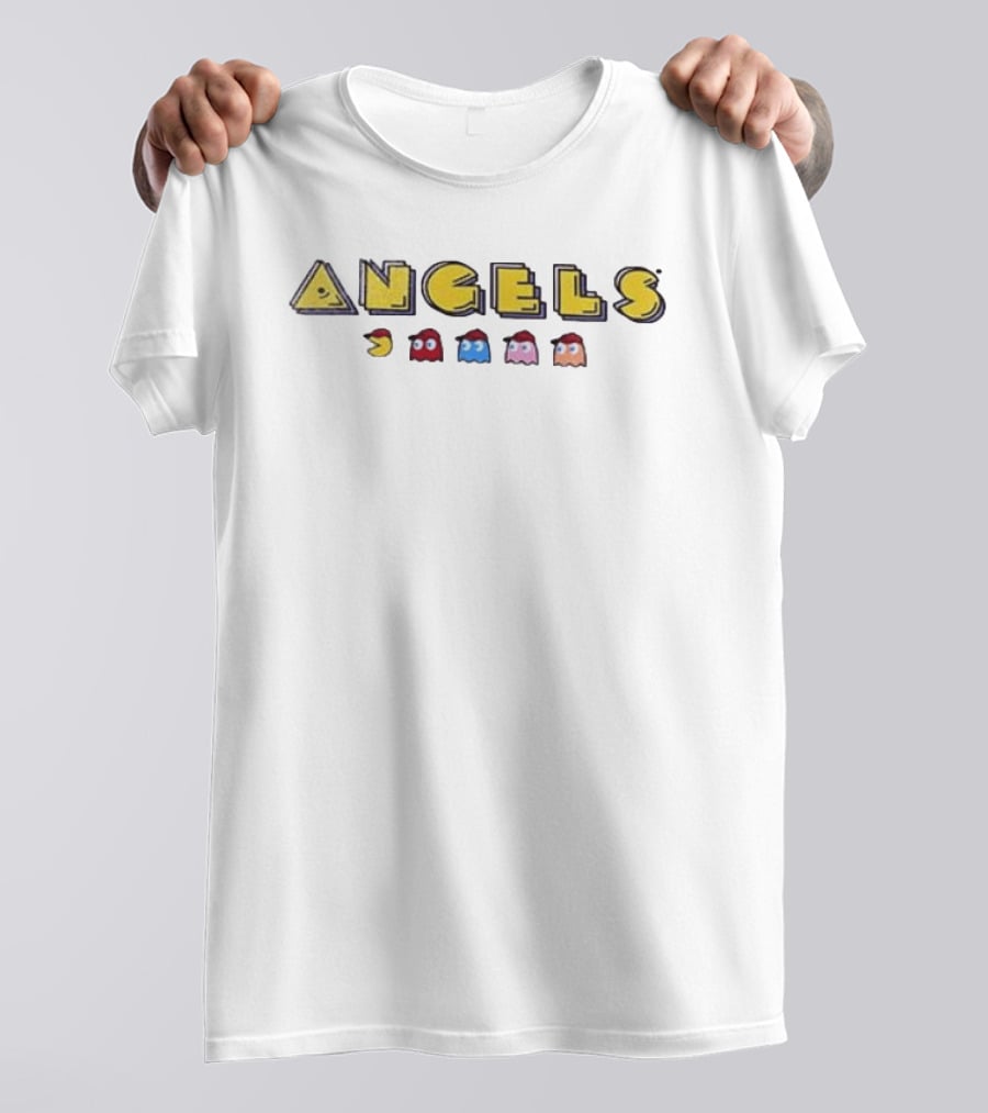 Los Angeles Angels Pac Man Ghosts Collaboration T-Shirt
