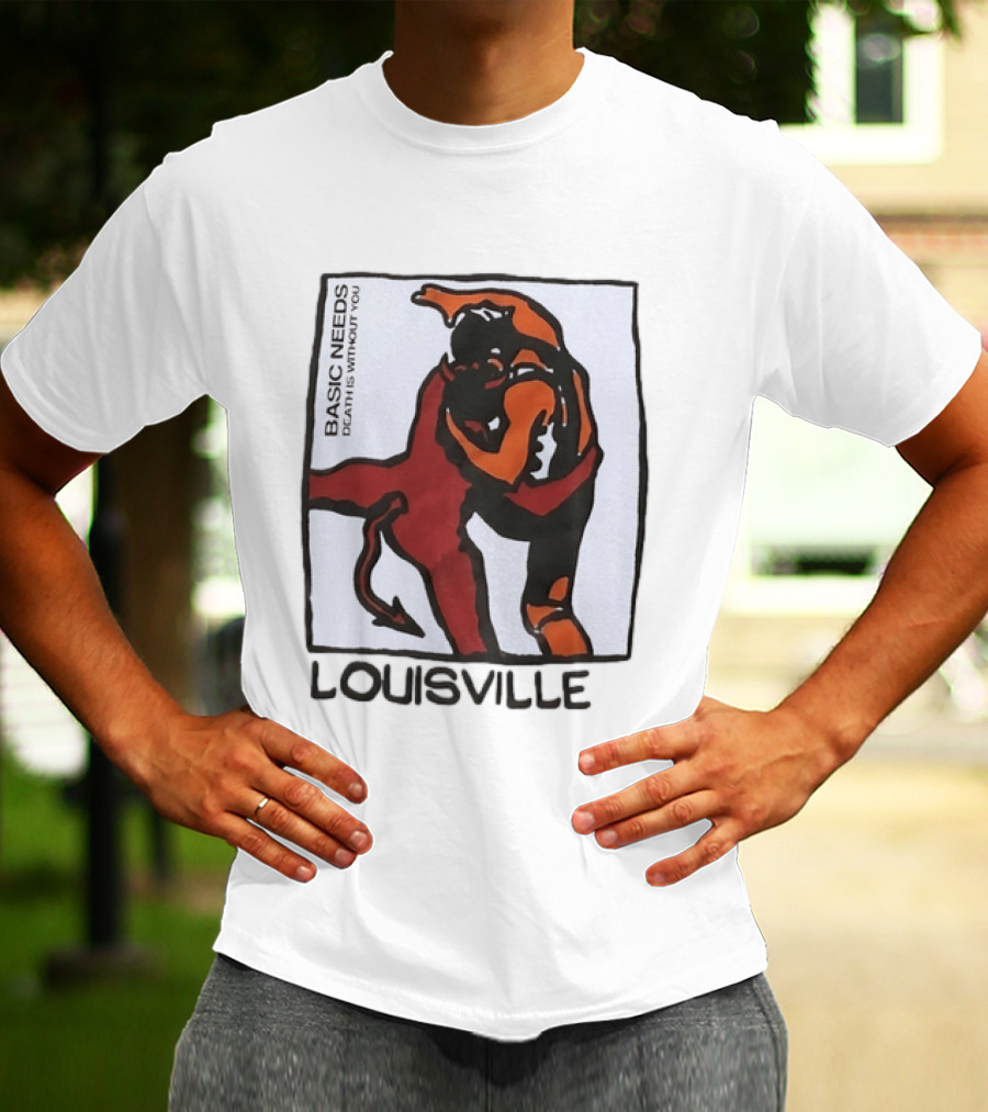 Louisville Basic Needs Death Is Without You Wrestling T-Shirt