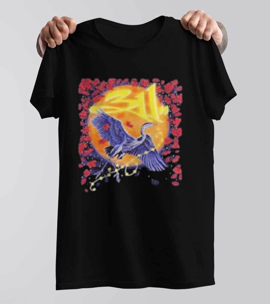 311 Band 2026 US Tour With Beach Weather Tunnel Vision Heron And Sun T-Shirt