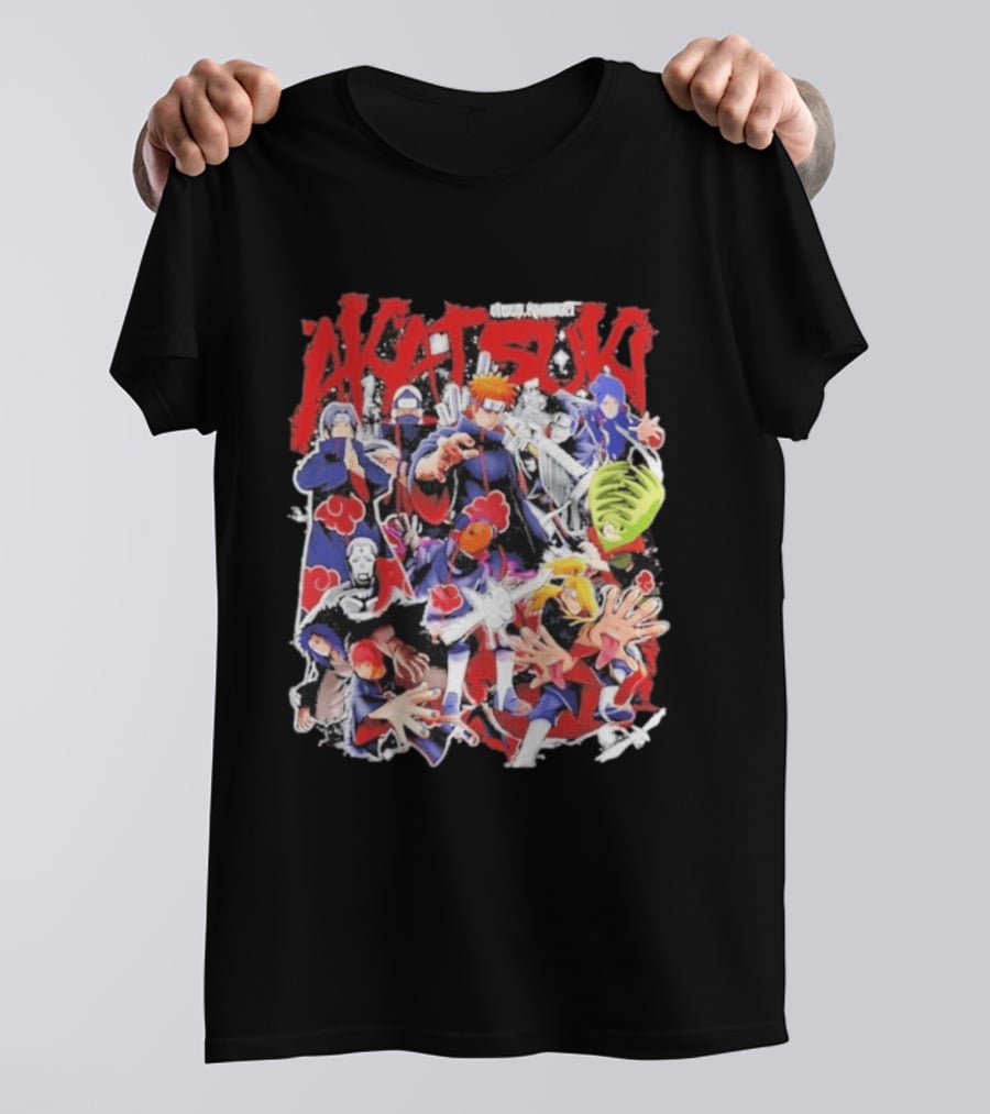 Akatsuki Vibes Konnect Naruto Anime Pain Characters Animation T-Shirt