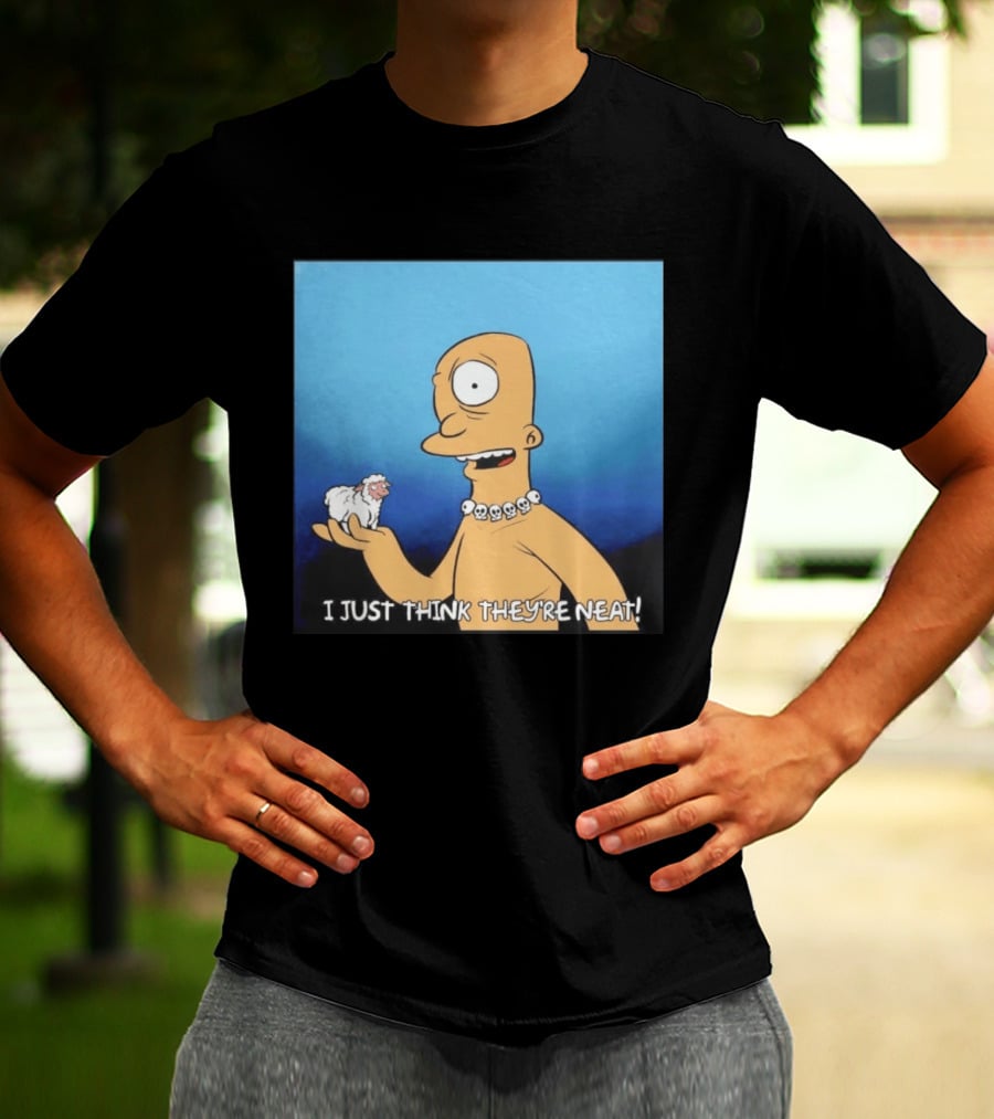 Odyssey The Cyclops I Just Think They're Neat Funny Cartoon T-Shirt