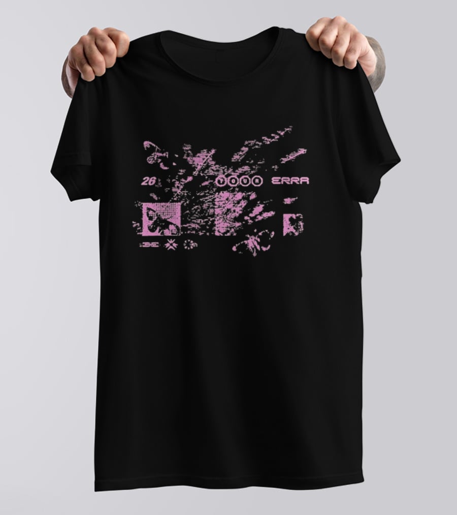 Erra 26 Tour Metalcore Progressive Metal Splatter Aesthetic T-Shirt
