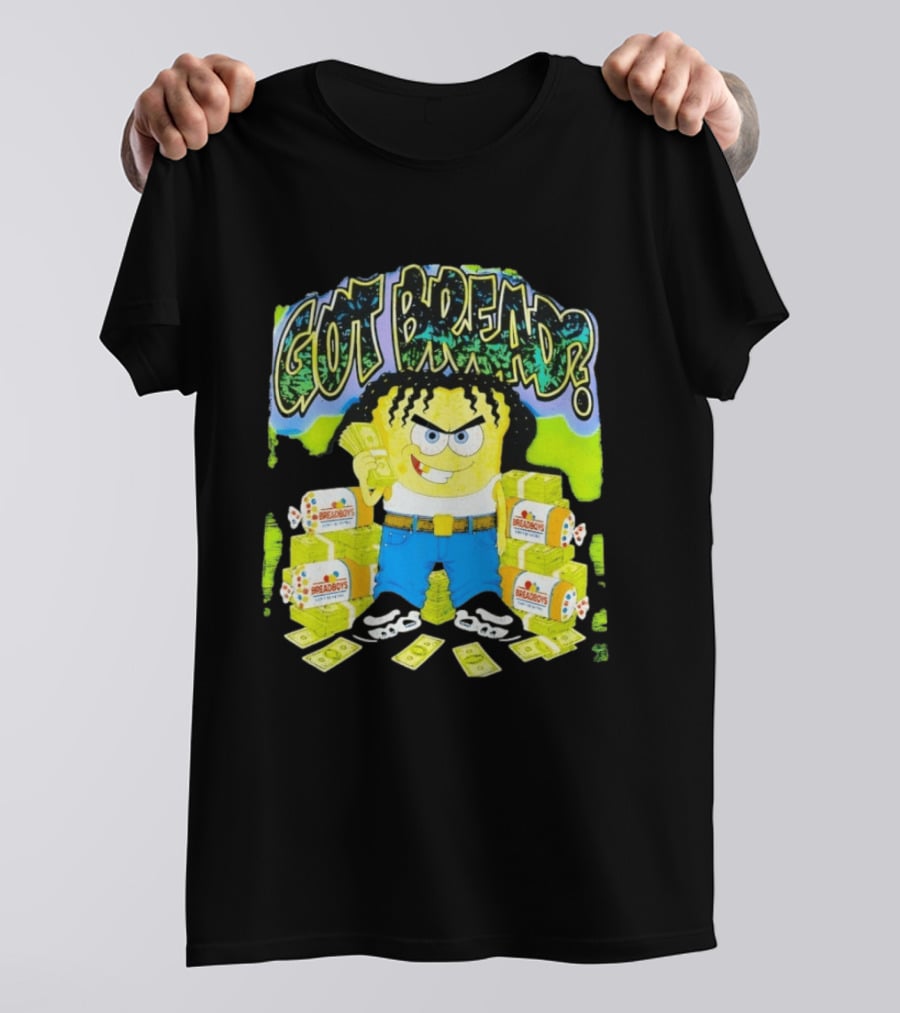 Got Bread Breadboys Cash Stacks And Cartoon Dollar Blocks T-Shirt