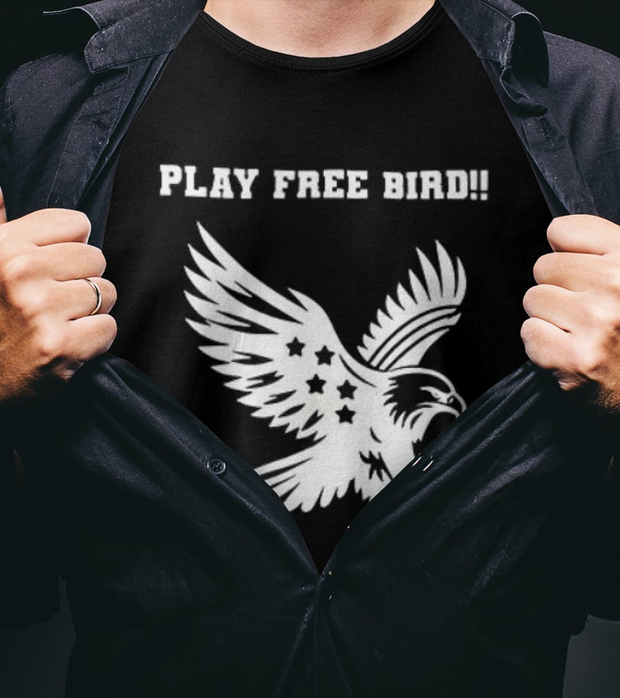 Play Free Bird Eagle Skynyrd Supremacist T-Shirt