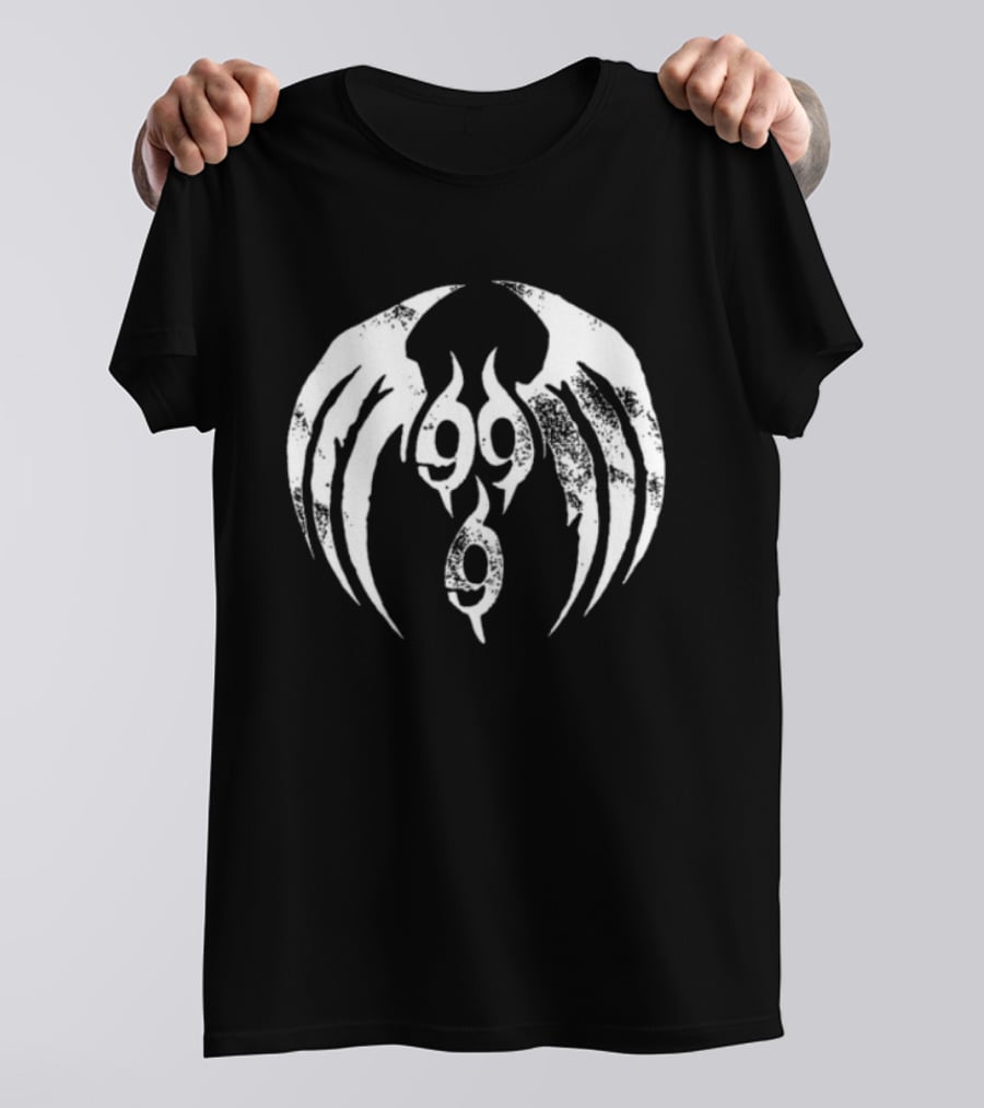 Ho99o9 Store Heaven Upside Down 999 Winged T-Shirt
