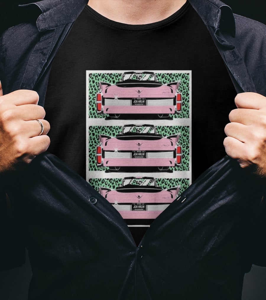 Jack Harlow Detroit MI August 11 2026 Pink Cadillac T-Shirt