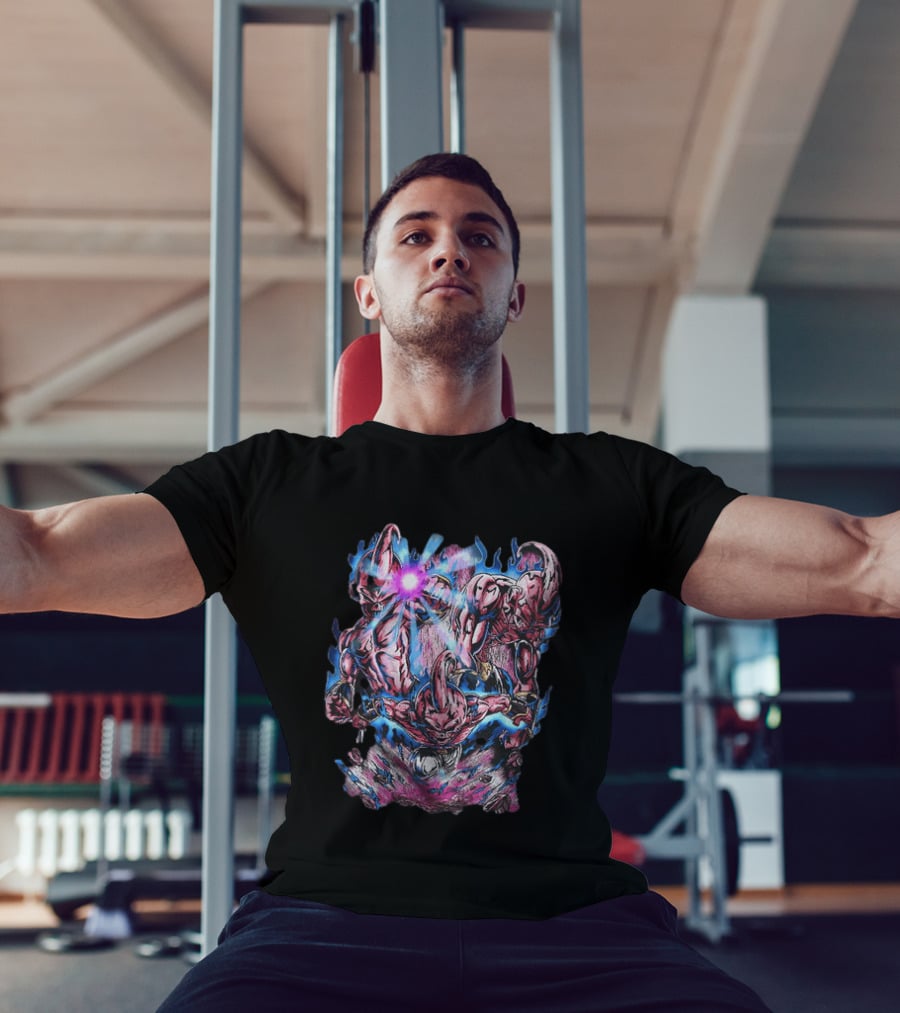 Dragon Ball Z Kid Buu Multiple Forms Energy Attack T-Shirt