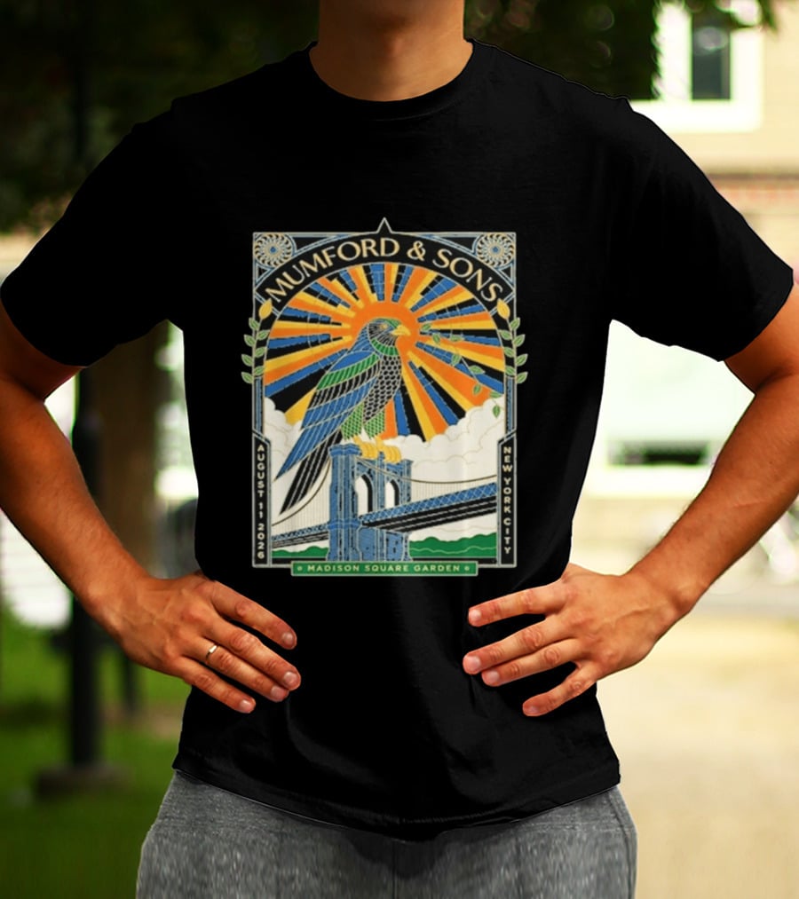 Mumford & Sons Madison Square Garden New York City August 11 2026 Event T-Shirt