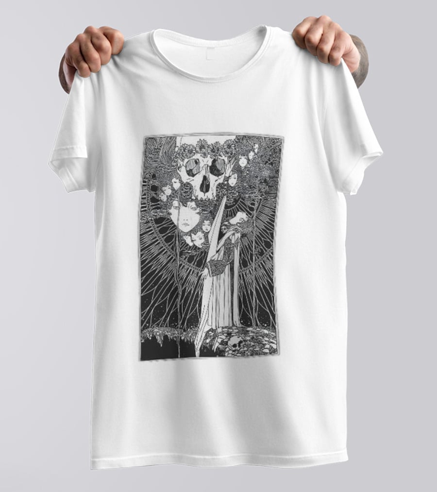 Alcest Kodama Album Art Black And White T-Shirt
