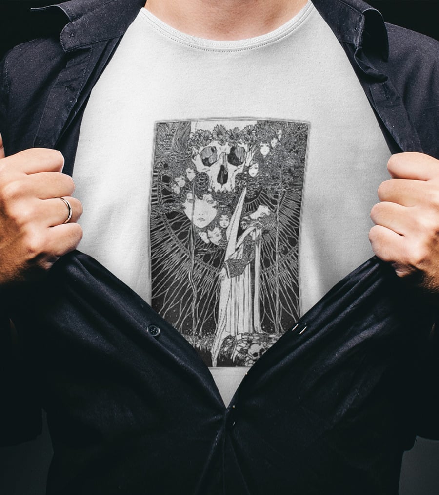 Alcest Kodama Album Art Black And White T-Shirt