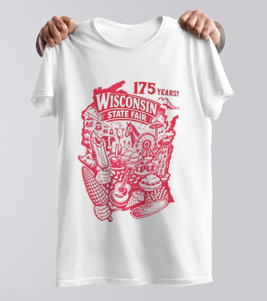 Wisconsin State Fair 175 Years Celebration T-Shirt