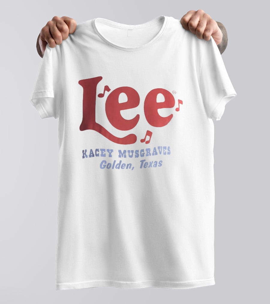 Lee Kacey Musgraves Golden Texas Music Notes T-Shirt