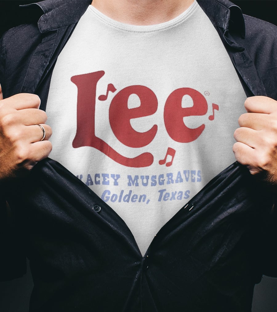 Lee Kacey Musgraves Golden Texas Music Notes T-Shirt