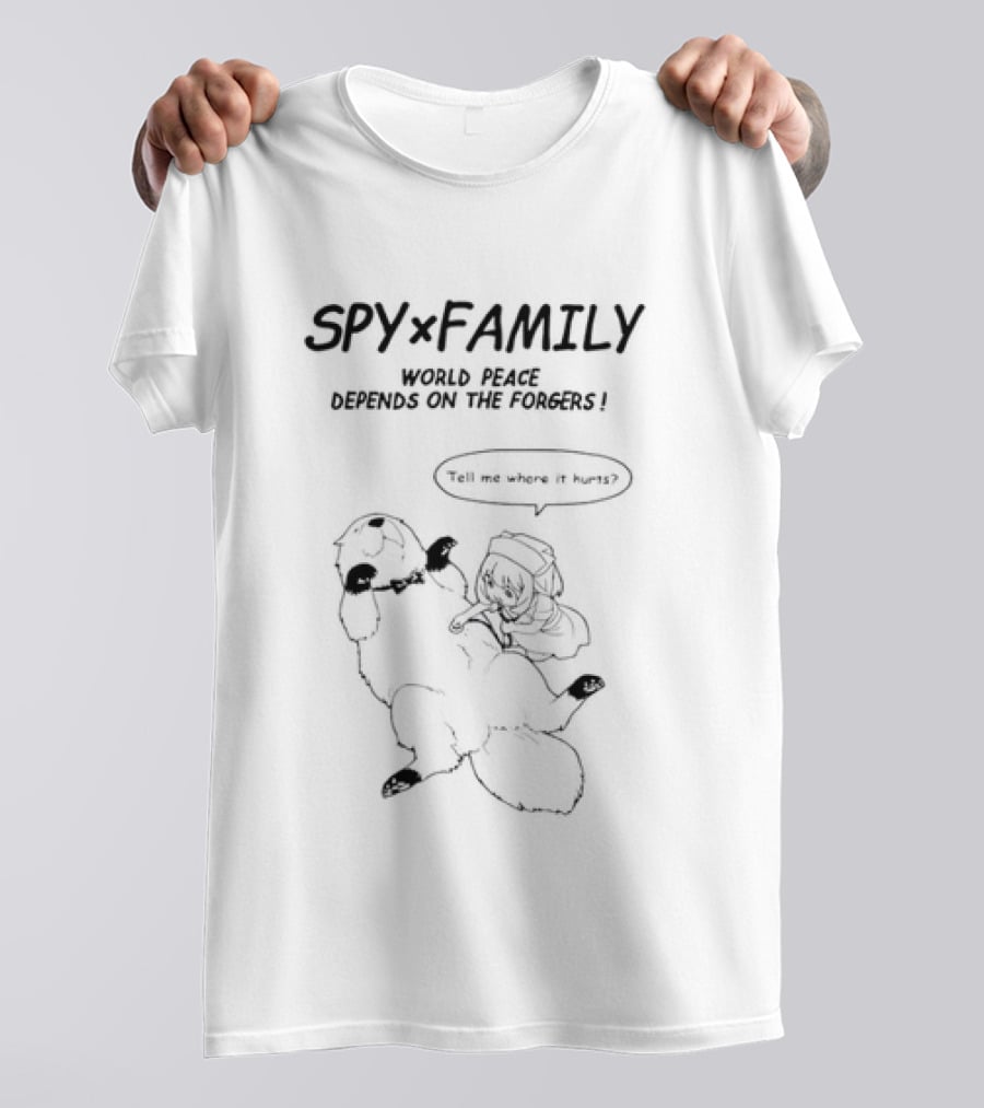 Spy X Family Anya And Bond World Peace Depends On The Forgers T-Shirt