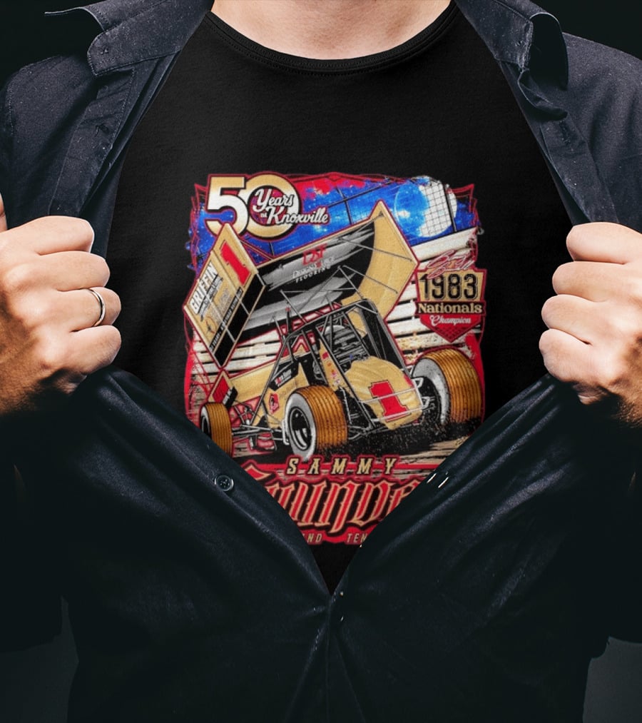50 Years At Knoxville Sammy Swindell Sprint Car 1983 Nationals Champion Lakeland Tennessee T-Shirt