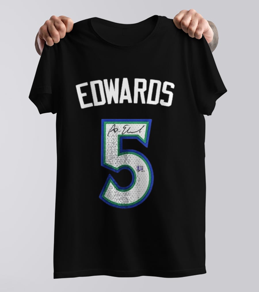 Edwards 5 Signature Basketball Fan Gear T-Shirt