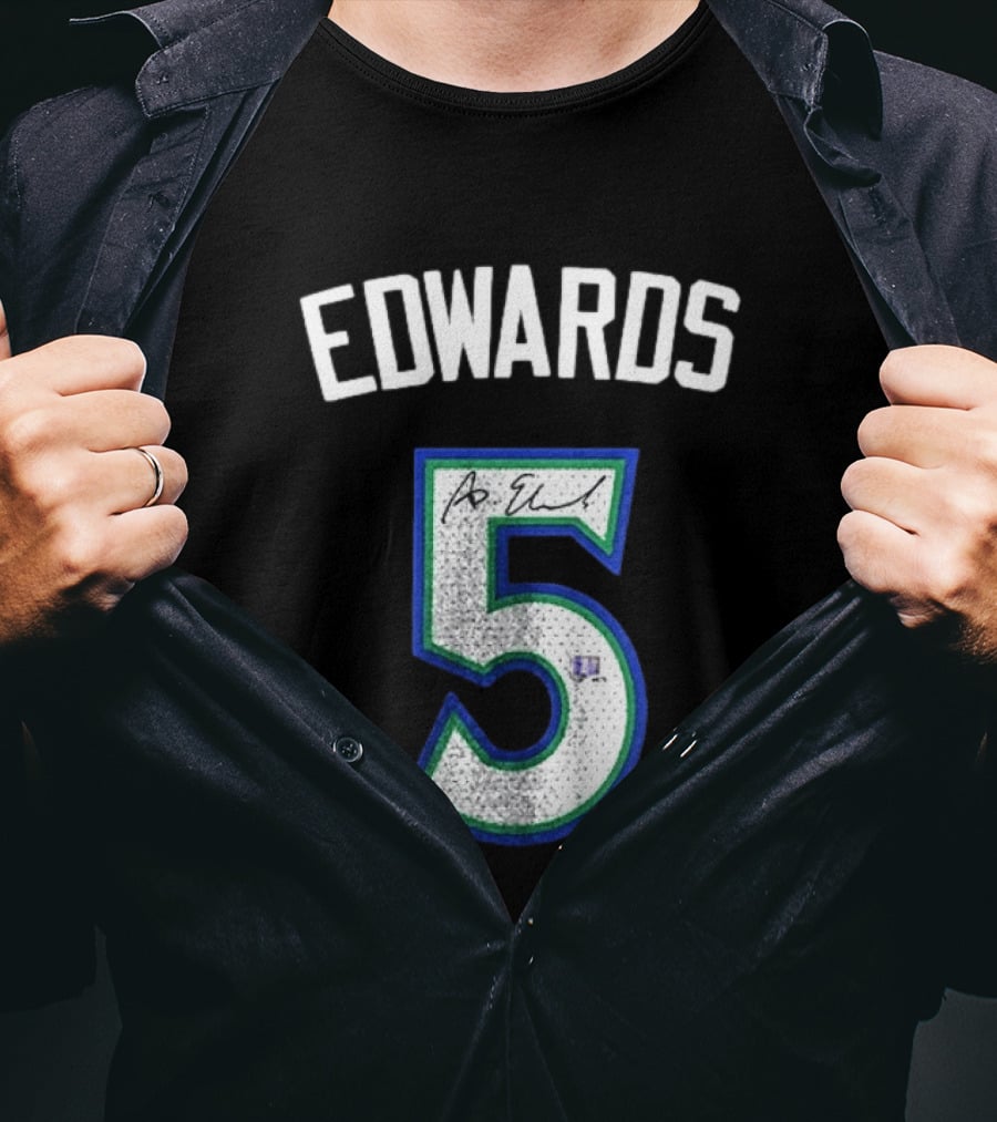 Edwards 5 Signature Basketball Fan Gear T-Shirt