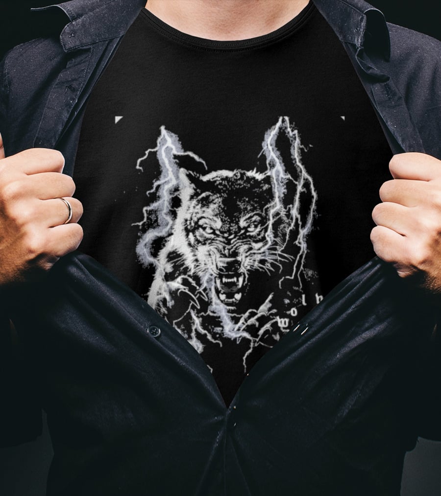 Darcsport Wolves Club Electric Lightning Wolf T-Shirt
