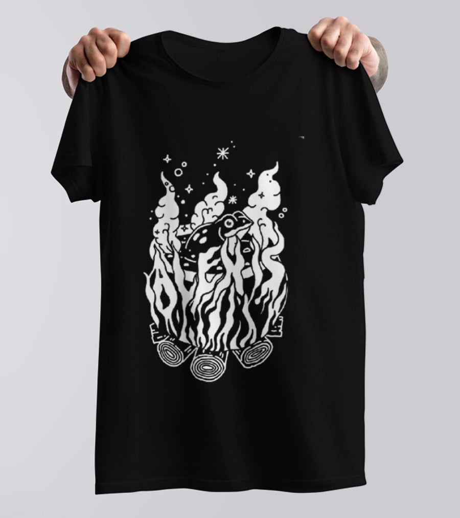 Alexisonfire Crisis 2026 Exclusive Tour 20 Years Anniversary Burning Log T-Shirt