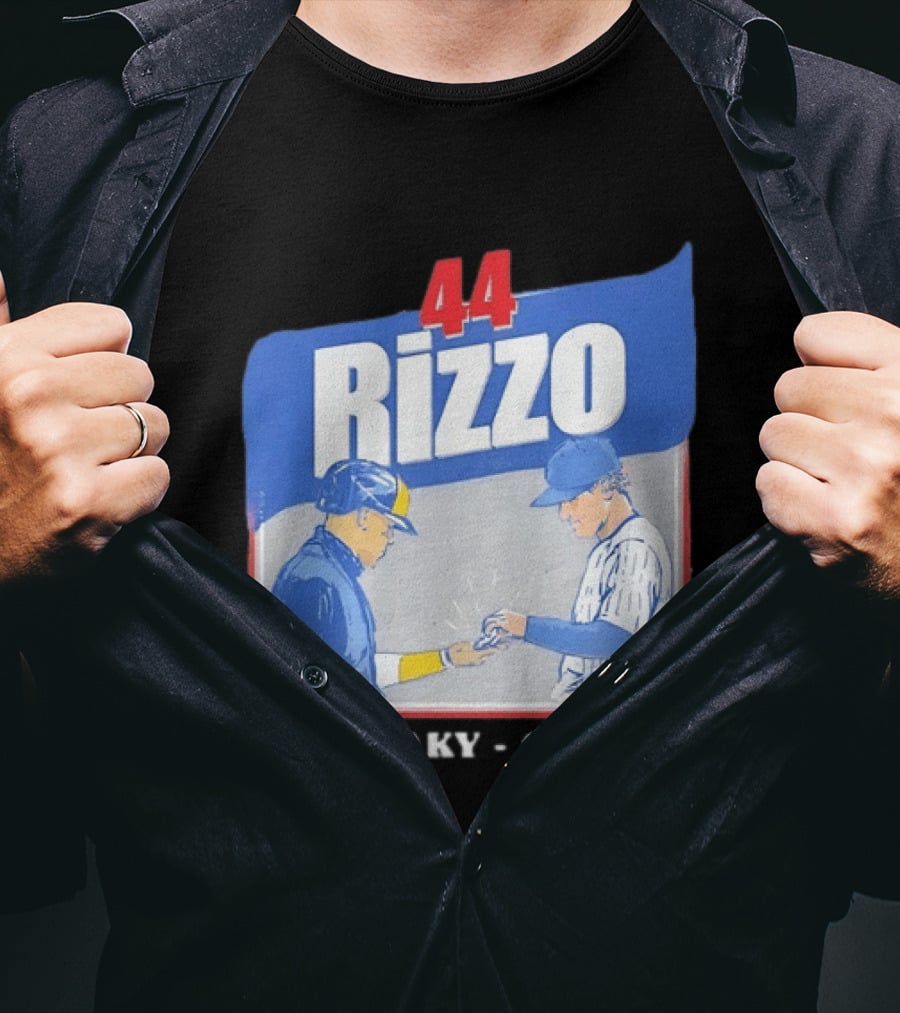 Anthony Rizzo 44 Squeaky Clean Baseball Exchange T-Shirt