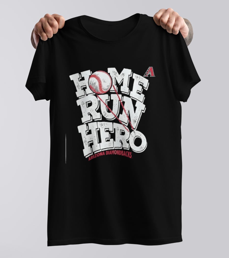 Arizona Diamondbacks Home Run Hero Baseball MLB Fan T-Shirt