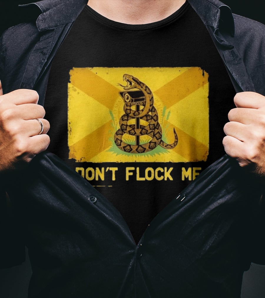 Florida Snake Surveillance Distressed Flag Don't Flock Me T-Shirt