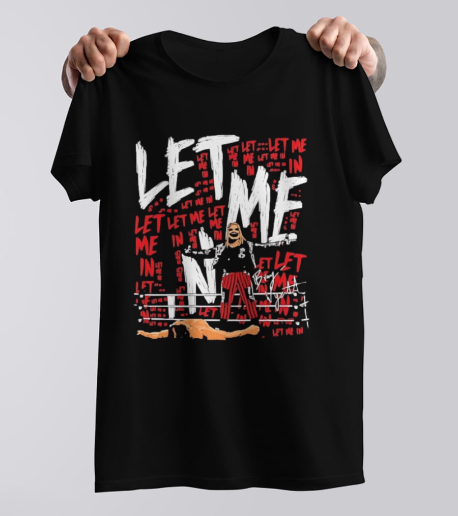 Bray Wyatt The Fiend Let Me In Wrestling Graffiti T-Shirt
