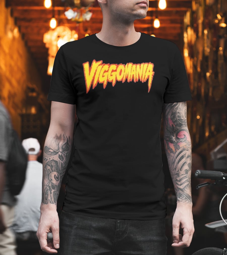 VIGGOMANIA Bold Retro Style Text Trend T-Shirt
