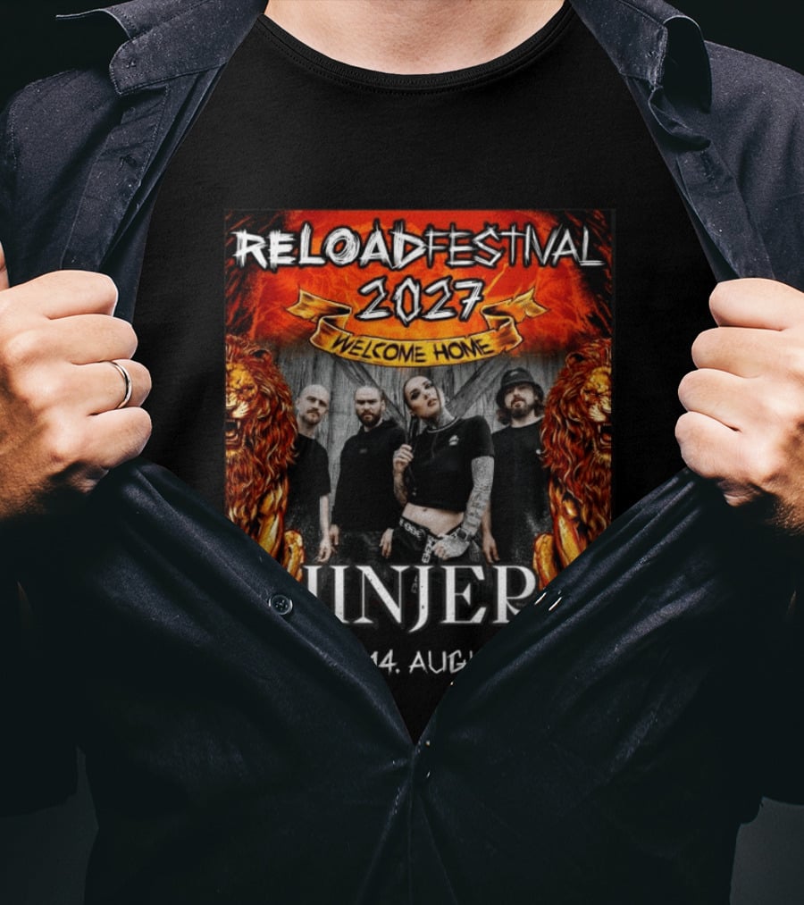 Reload Festival 2027 Welcome Home Jinjer 12 14 August T-Shirt